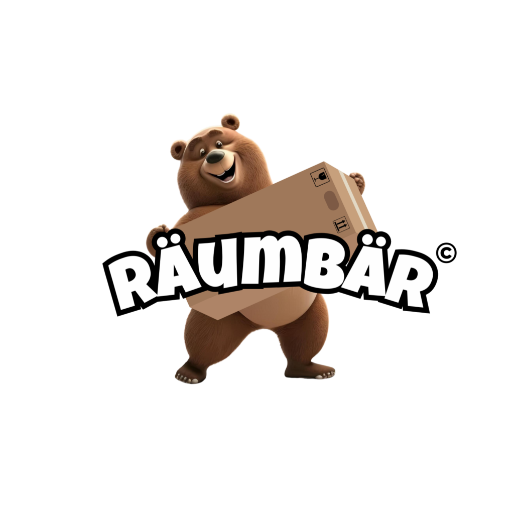 RäumBär Logo / Entrümpelung. Sanierung. Umzug.